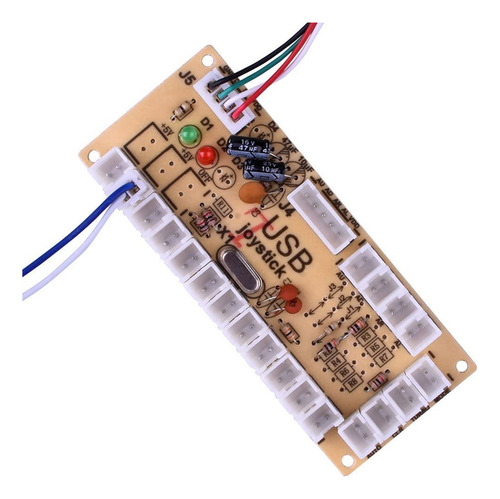 Placa De Circuito Diy Arcade Joystick Control Usb Boa