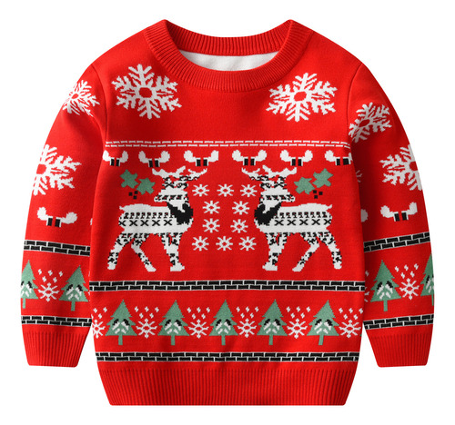 Suéter De Invierno Para Niñas Navidad