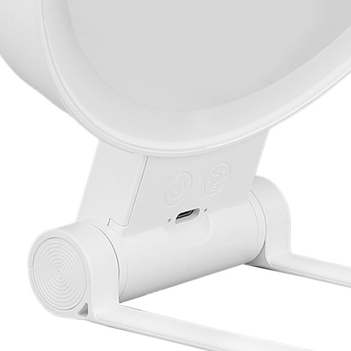 Espejo De Aumento Con Doble Cara, 1 X 5 Led Y Plegable