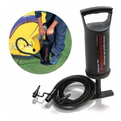 Inflador Manual Intex De 30cm Para Colchones Flotadores 