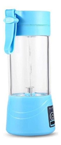 Mini Liquidificador Mixer Juice Usb Garrafa Portatil Azul
