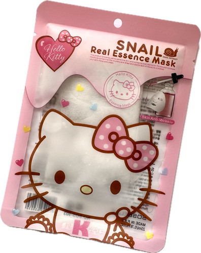 Mascarilla Facial Hello Kitty Baba De Caracol Sosbella