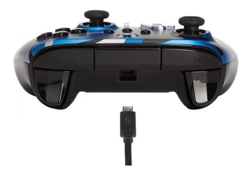Imagen 6 de 6 de Control joystick ACCO Brands PowerA Enhanced Wired Controller for Xbox Series X|S metallic blue camo
