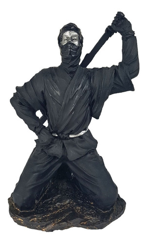 Ninja Samurai Shinobi Japao Mercenario Resina Estatueta