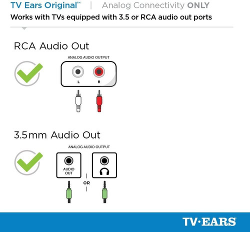 Sistema De Auriculares Inalámbricos Originales De Tv Ears, D