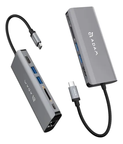 comprar Adaptador Multipuertos Adam Elements Casa Hub A01 6 En 1