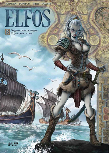 Libro Elfos 08: Negro Como La Sangre/ Rojo Como La Lava -...