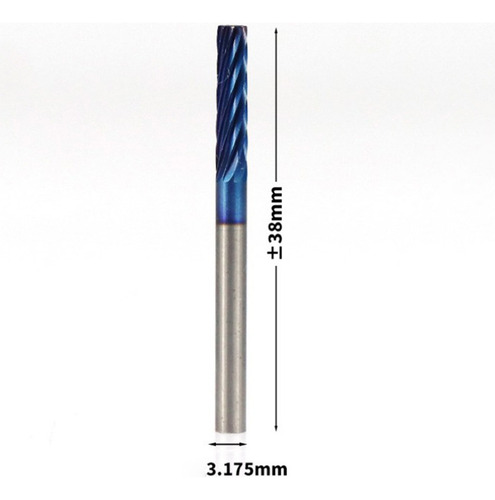 N Fresa Rotativa De Doble Corte De Carburo De Tungsteno De