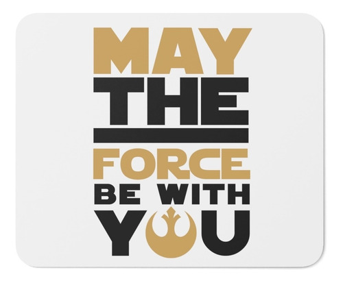 Mouse Pad - Star Wars - May The Force Be With You - 17x21 Cm