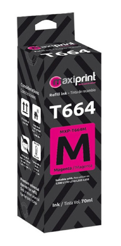 Tinta Maxiprint Compatible Epson T664 Magenta (t664320-al)