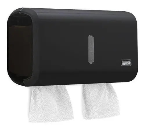 Dispenser de Papel Toalha Interfolhado Urban Compacto Preto Premisse
