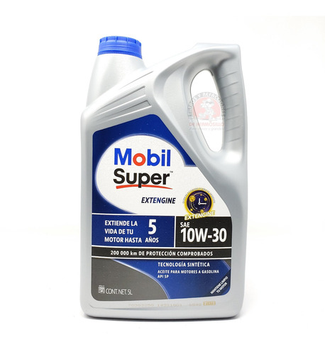 Aceite Motor 10w30 Extengine 5lt Presentación Oficial Mobil