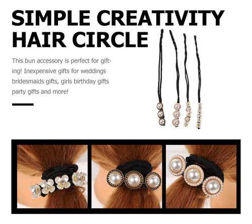 Faixa De Cabelo De Metal, Faixa De Cabelo Simples, Fofa, 4 U