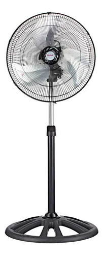 Ventilador De Pedestal Mytek 3392 De 18 Pulgadas Metalico Estructura Negro Aspas Plateado