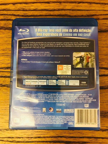Blu-ray Carga Explosiva 2 - Jason Statham Nacional Dublado