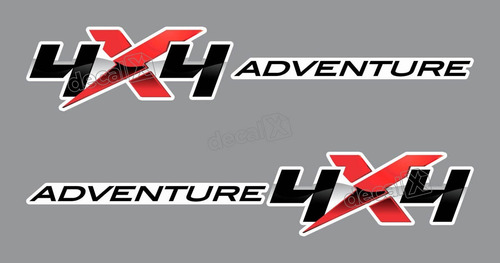 Kit Adesivo Emblemas Faixa Mitsubishi L200 4x4 Adventure 