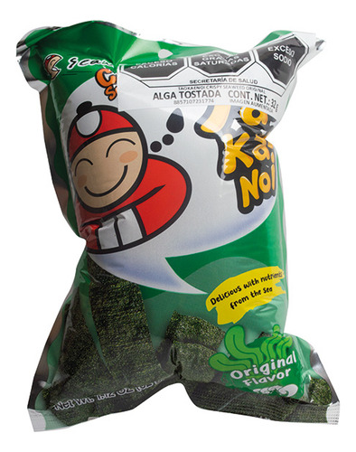 Botana De Alga Tostada Original, Tao Kae Noi, 32 G