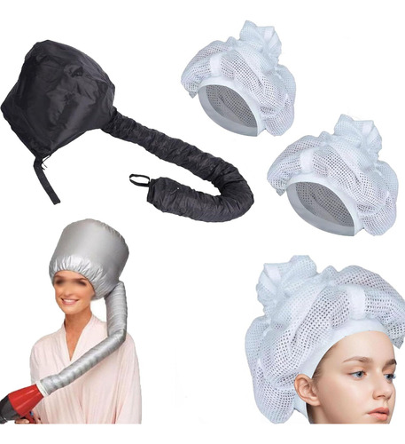 Net Plopping Cap For Drying Curly Hair, Net Plopping Bonnet,