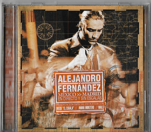 Alejandro Fernandez Mexico Madrid En Directo Cd + Dvd