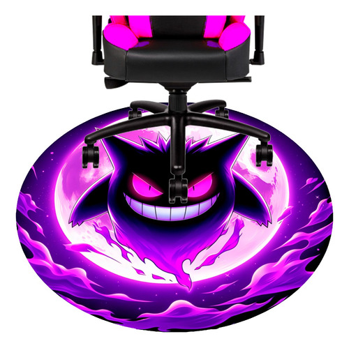 Alfombra Silla Gamer - Gengar - 1.2 Mt Borde Cosido 1.2 M 1.2 M Violeta