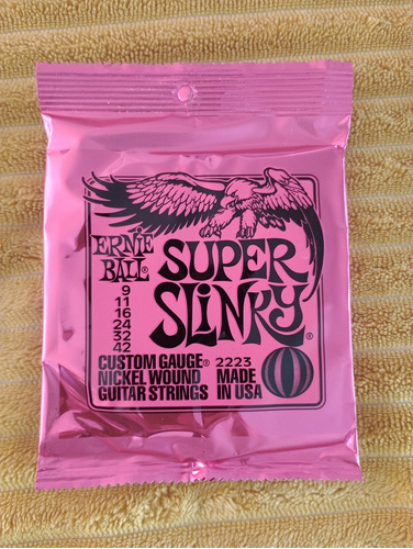 Cuerdas Ernie Ball Super Slinky 0.9