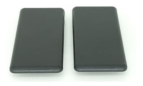 Imagen 2 de 2 de Tapa Plástica Negra P/ Punta Perfil 4080