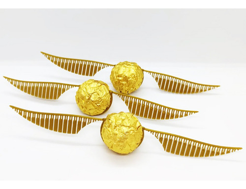 Snitch Dorada Harry Potter Alitas Ferrero Rocher X 55 Un