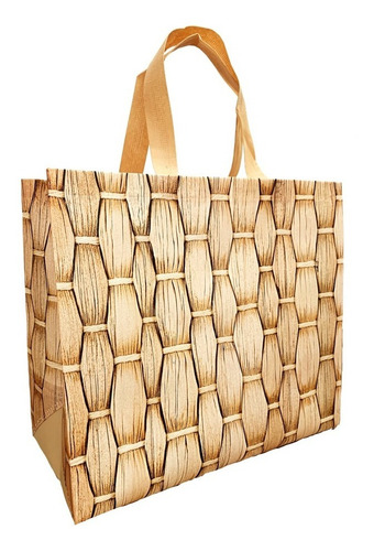 50 Sacola Tnt Laminado Reutilizável - Ecobag Retornável Ipan