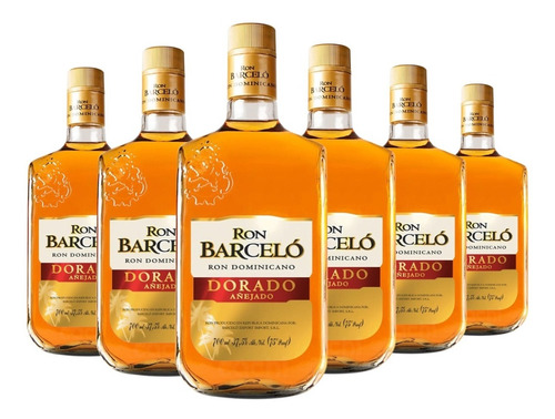 Ron Barceló Dorado Añejado Caja X 6 X 750ml. Ron Dominicano