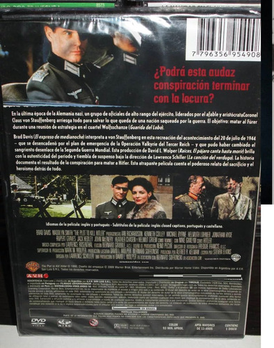 Dvd La Conspiración Para Matar A Hitler Schiller Nueva