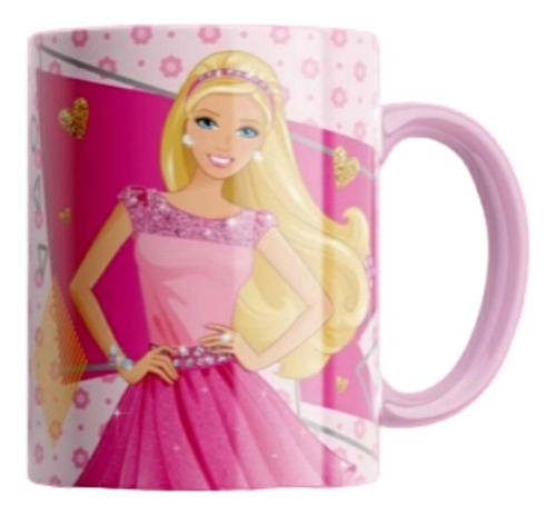 Taza Barbie Asa E Interior Color Rosa Regalo 