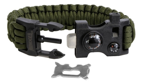 Pulsera Paracord Tactica Supervivencia + Termometro Mendoza