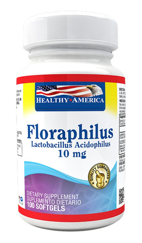 Probióticos Floraphillus 10 Mg 100 Softgels Healthy America