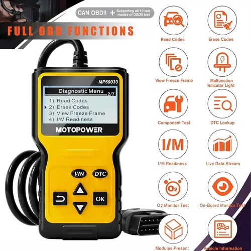 Escáner Obd2 Para Carro / Todos Los Automóviles