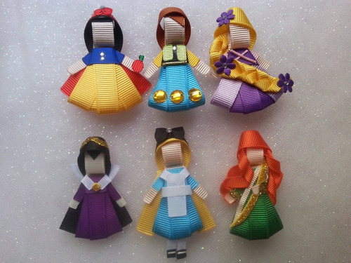 Lazos,ganchitos,pulseras Princesas Disney