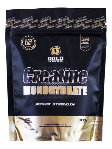 Creatina Monohidrato 300 Grs Gold Nutrition Maxima Calidad 