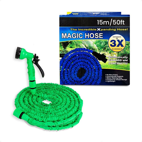 Manguera Flexible Para Jardin Enrollable Extensible Otec