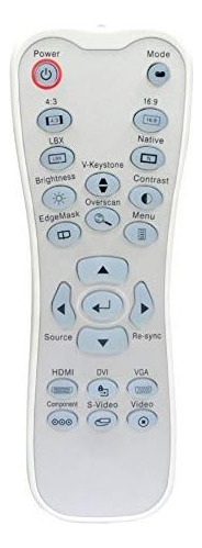 Control Remoto De Repuesto Compatible Para Optoma Hd 71/hd