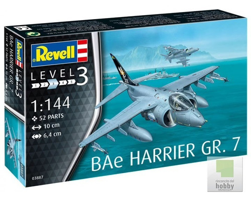 Revell Bae Harrier Gr. 7 3887 1/144 Rdelhobby Mza