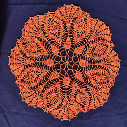 Carpeta Crochet, 50 Cm Aprox. En Hilo Modelo 10