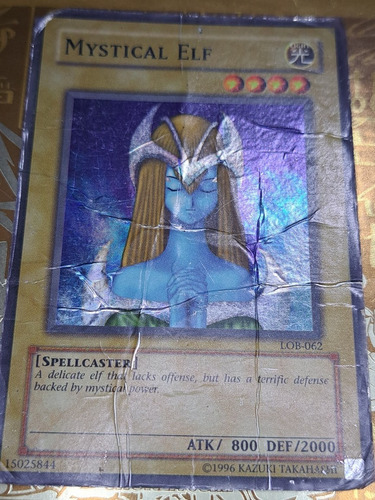 Yugioh Mystical Elf Lob-062 Original Super Rare English