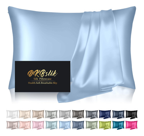 Funda De Almohada De Seda Dkbslik Mulberry Silk 16 Momme Par