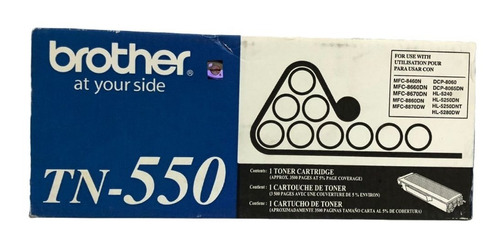 Toner Original Brother Tn-550 Black Nuevo Facturado