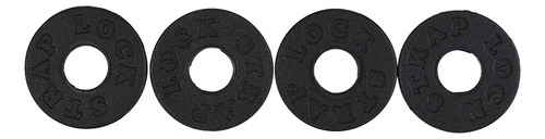 4 Piezas De Correa De Guitarra Para Bajo, Bloques De Goma, M