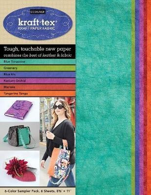 Kraft-tex (r) Designer 6-color Sampler Pack, 6 Sheets, 8 ...