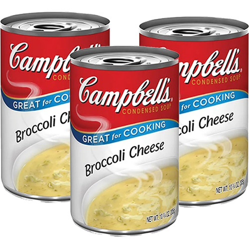 Sopa Campbell's Broccoli & Cheese 295g (3x)