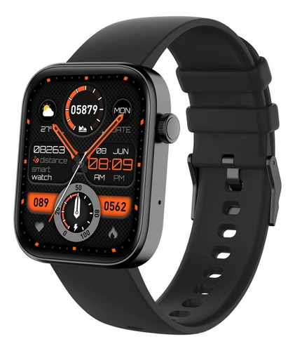 Relógio Smartwatch Colmi P71 - R22 Preto Normal Neon Purple Lilás