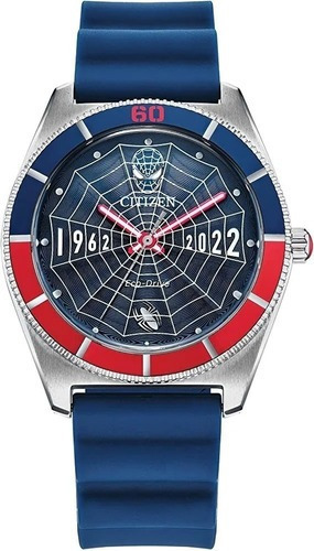 Citizen Men's Eco-drive Marvel Spider Man Watch And Pin Gift