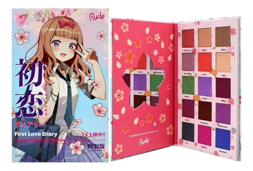 Colección Manga Paleta De Pigmentos Y Sombras Prensados