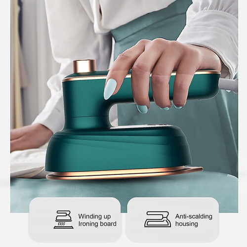 Imagen 3 de 9 de Vaporizador De Ropa Portátil Mini Plancha Portátil